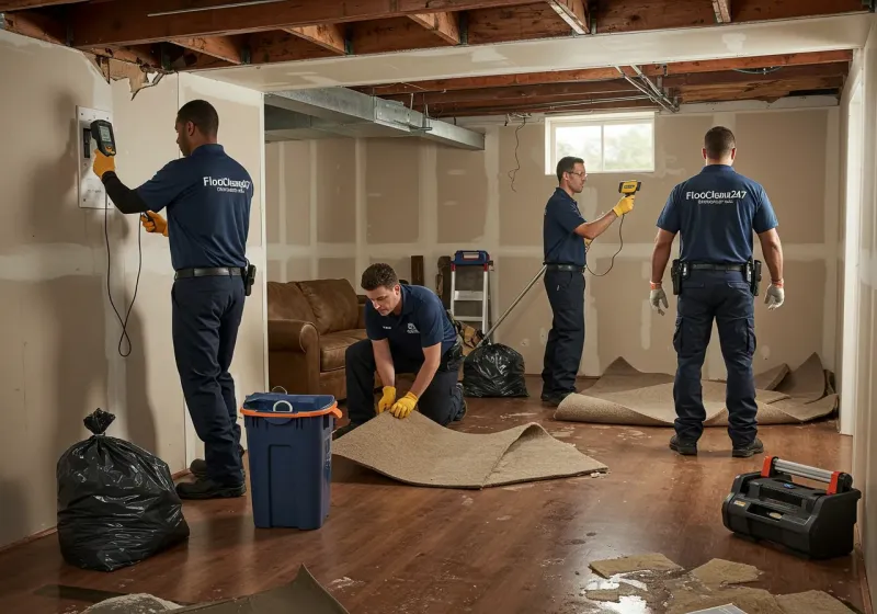 Flood DamageMaterial Assessment and Debris Removal process in Marysville, MI